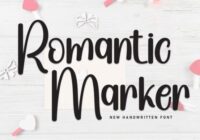 Romantic Marker Font - Featured Image
