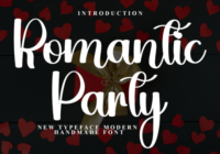 Romantic Party Font - Featured Image