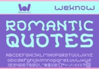 Romantic Quotes Font - Featured Image