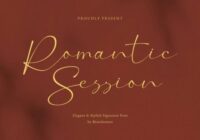 Romantic Session Font - Featured Image