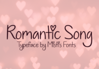 Romantic Song Font - Featured Image