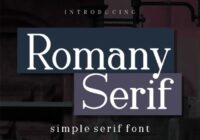 Romany Serif Font - Featured Image
