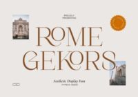 Rome Gekors Font - Featured Image