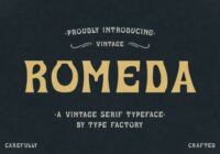 Romeda Font - Featured Image