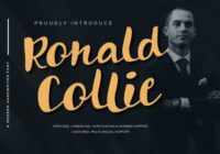 Ronald Collie Font - Featured Image