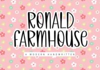Ronald Farmhouse Font - Featured Image