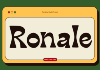 Ronale Font - Featured Image