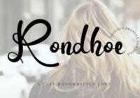 Rondhoe Font - Featured Image