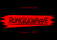 Ronggolawe Font - Featured Image