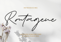 Rontagene Font - Featured Image
