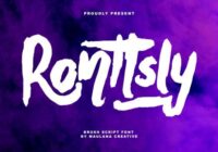 Ronttsly Font - Featured Image