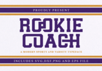 Rookie Coach Font - Featured Image