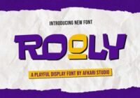 Rooly Font - Featured Image
