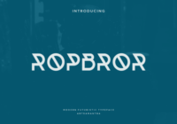 Ropbror Font - Featured Image