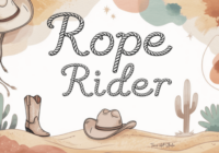 Rope Rider Font - Featured Image