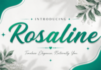 Rosaline Font - Featured Image
