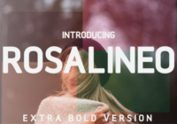 Rosalineo Extra-Bold Font - Featured Image