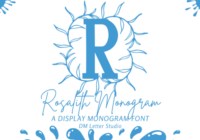 Rosalith Monogram Font - Featured Image