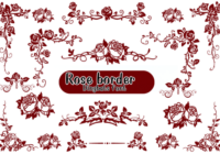 Rose Border Font - Featured Image