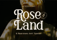 Rose Land Font - Featured Image