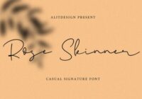 Rose Skinner Font - Featured Image