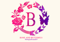 Rose and Butterfly Monogram Font - Featured Image