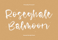 Roseghale Balmoon Font - Featured Image