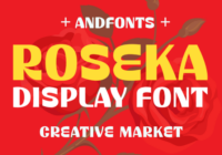 Roseka Font - Featured Image
