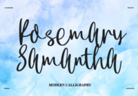 Rosemary Samantha Font - Featured Image
