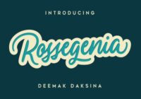 Rossegenia Font - Featured Image