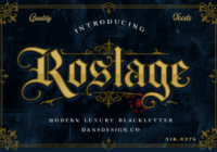 Rostage Font - Featured Image