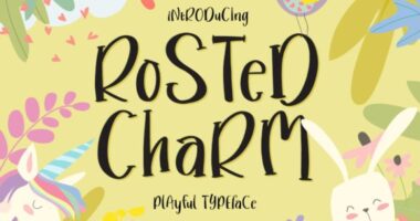 Rosted Charm Font - Featured Image