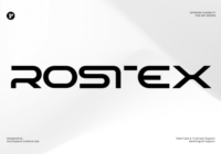Rostex Regular Font - Featured Image
