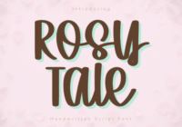 Rosy Tale Font - Featured Image