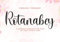 Rotanabey Font - Featured Image