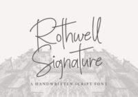 Rothwell Signature Font - Featured Image
