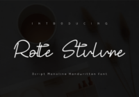 Rotte Stulune Font - Featured Image