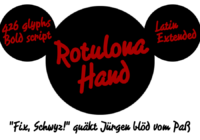 Rotulona Hand Font - Featured Image