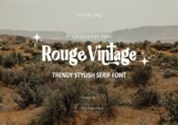 Rouge Vintage Font - Featured Image