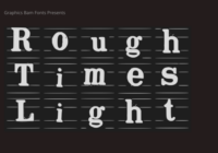 Rough Times Light Font - Featured Image
