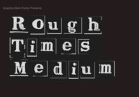 Rough Times Medium Font Font - Featured Image