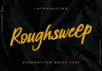 Roughsweep Font - Featured Image