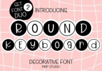 Round Keyboard Font - Featured Image