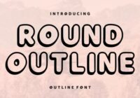 Round Outline Font - Featured Image