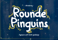 Rounde Pinguins Font - Featured Image