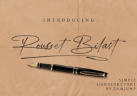 Rousset Bilast Font - Featured Image