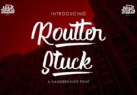 Routter Stuck Font - Featured Image