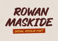 Rowan Maskide Font - Featured Image