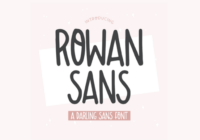Rowan Sans Font - Featured Image