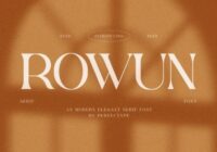 Rowun Font - Featured Image